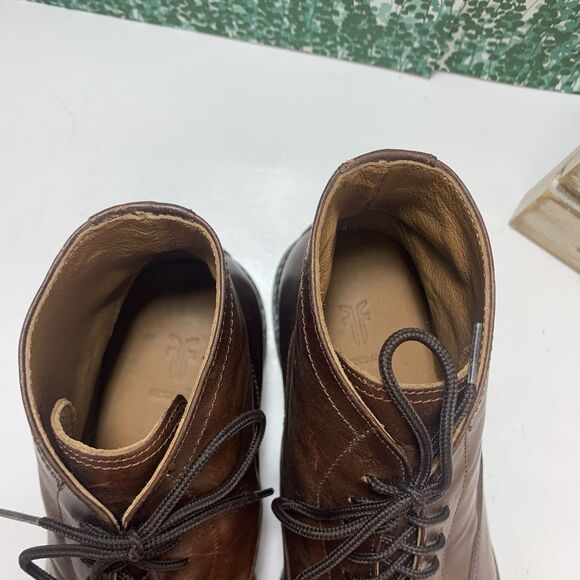 Frye Mens Leather Paul 4001 Capped Front Ankle Boots Size 8 main image 14